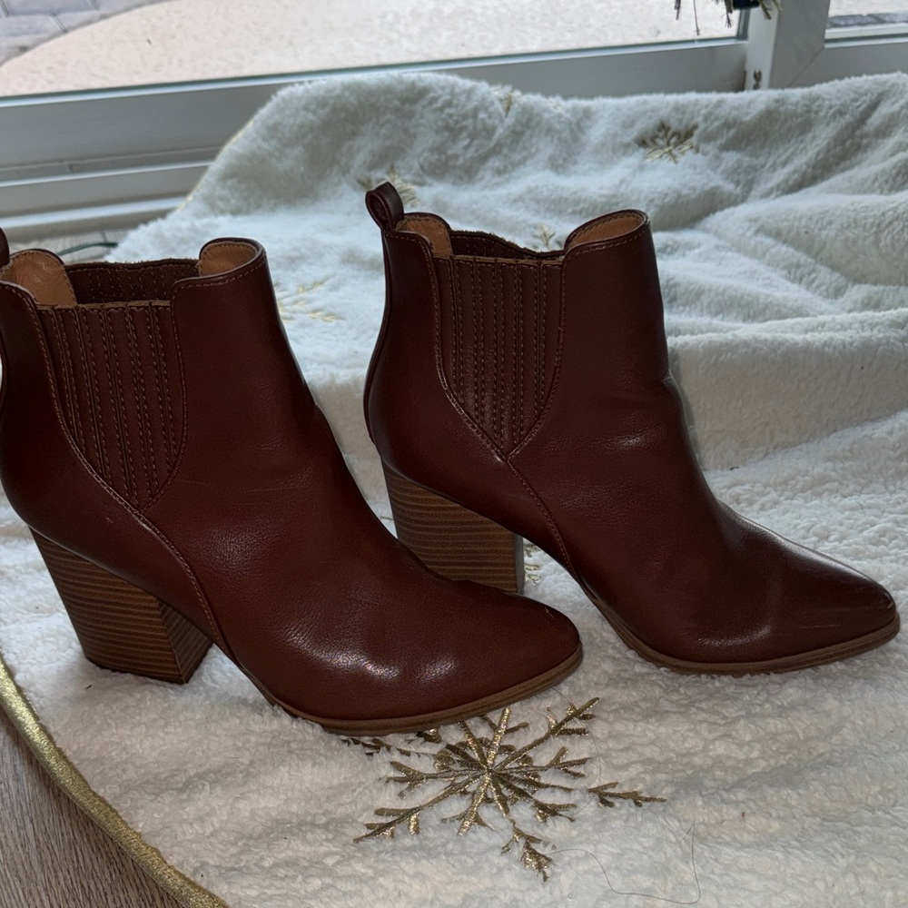 Indigo Brown Ankle Booties